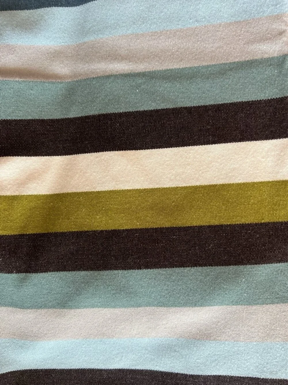 PAIR IKEA AKERMADD Pillow Covers OBLONG Modern Striped Green Blue Black White